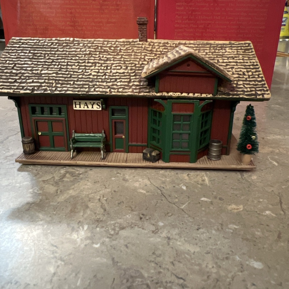 1994 Hallmark Hays Train Station Village Sarah Plain & Tall Collection